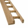 Whitecap Teak L-Type Pin Rail 5-ft Length 60703